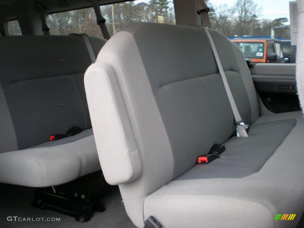 Medium Flint Interior 2010 Ford E Series Van E350 XLT Passenger Extended Photo #45523840