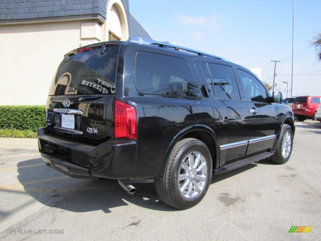 Liquid Onyx Black 2010 Infiniti QX 56 Exterior Photo #45524948