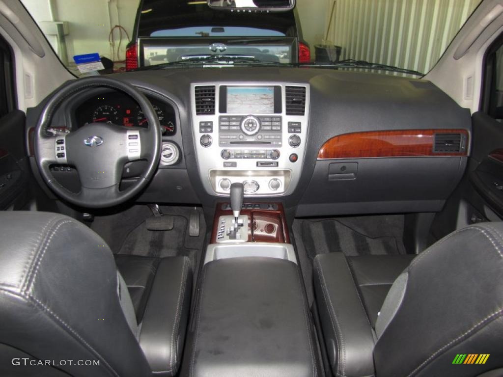 2010 Infiniti QX 56 Graphite Dashboard Photo #45525004