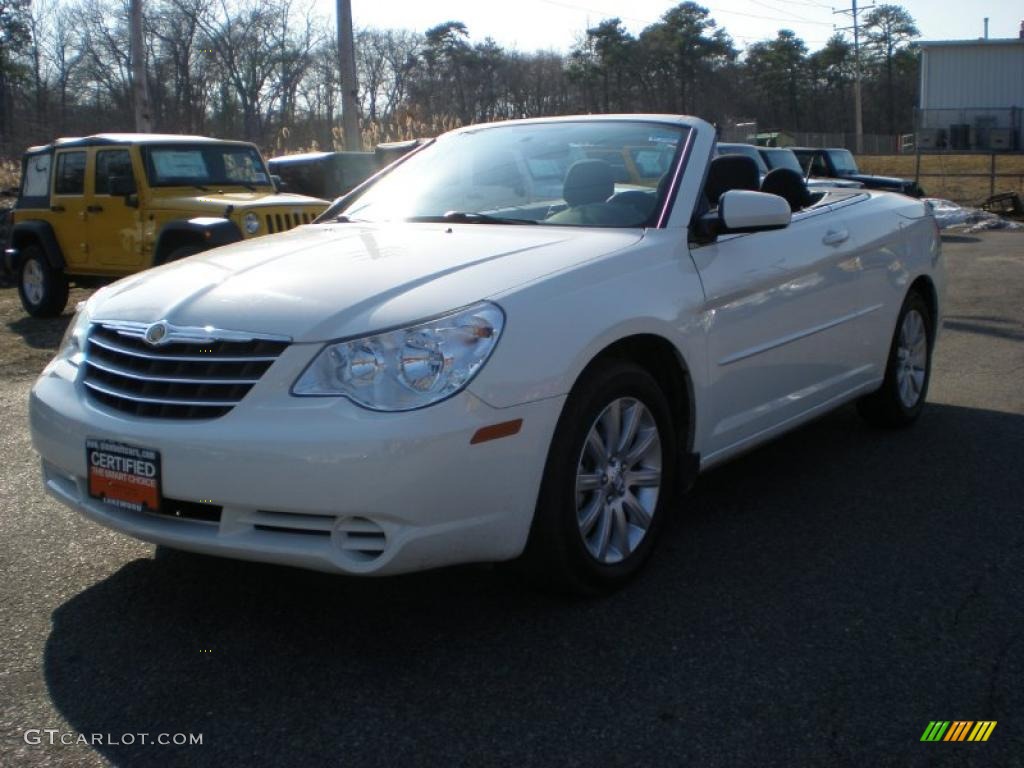 2010 Sebring Touring Convertible - Stone White / Dark Slate Gray photo #1