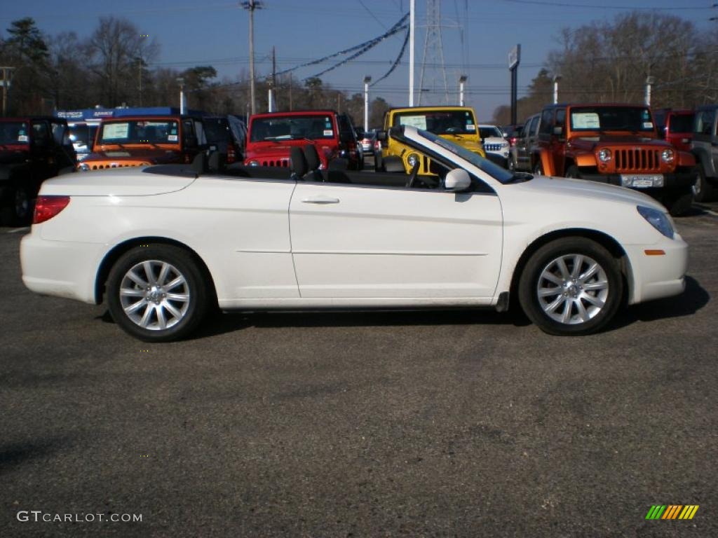 Stone White 2010 Chrysler Sebring Touring Convertible Exterior Photo #45525052