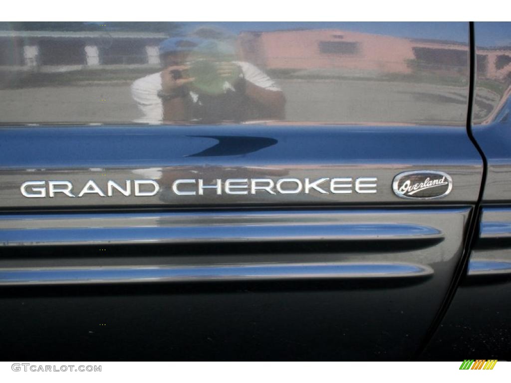2002 Grand Cherokee Overland 4x4 - Graphite Metallic / Dark Slate Gray/Light Slate Gray photo #35