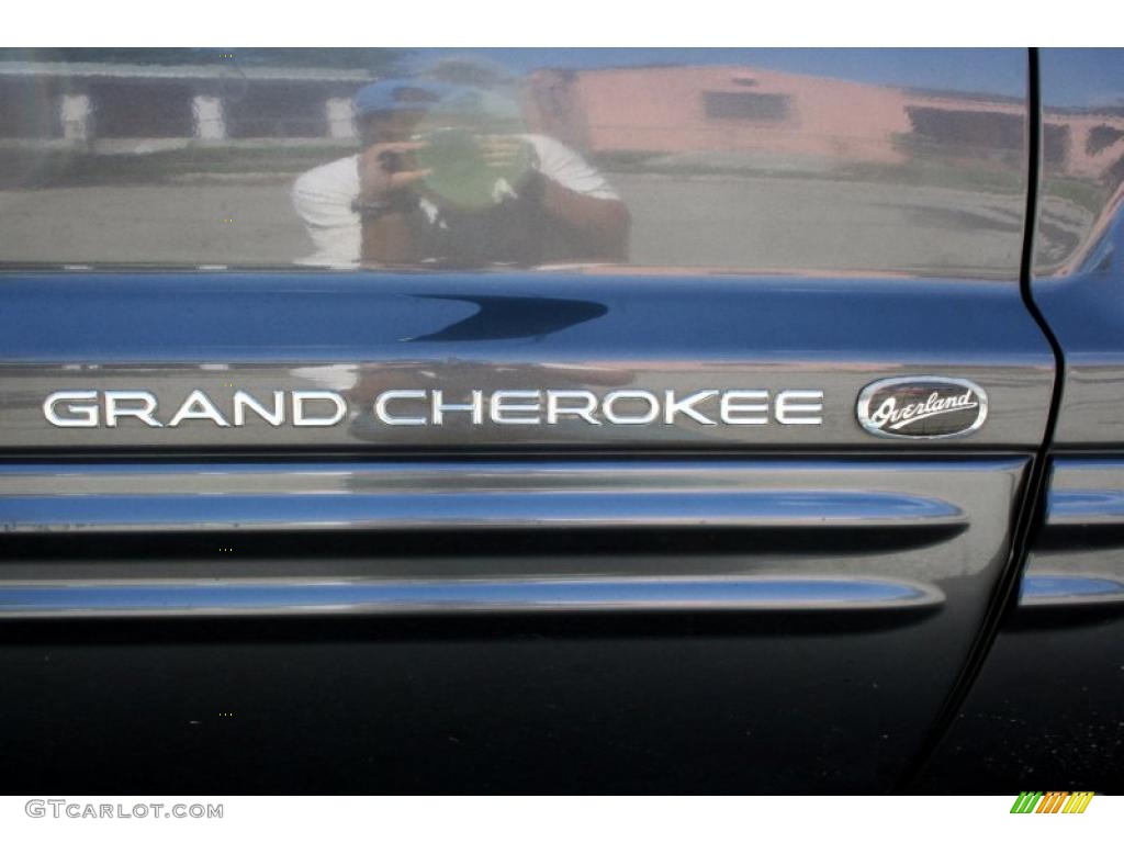 2002 Grand Cherokee Overland 4x4 - Graphite Metallic / Dark Slate Gray/Light Slate Gray photo #36