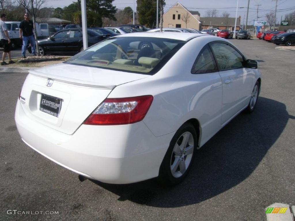 2006 Civic EX Coupe - Taffeta White / Ivory photo #5