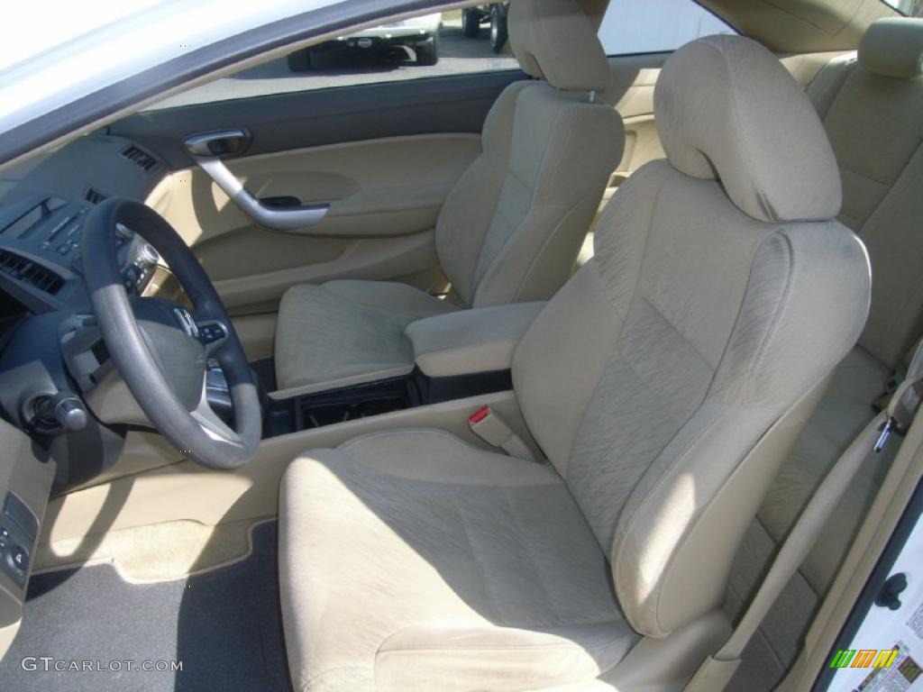 2006 Civic EX Coupe - Taffeta White / Ivory photo #15