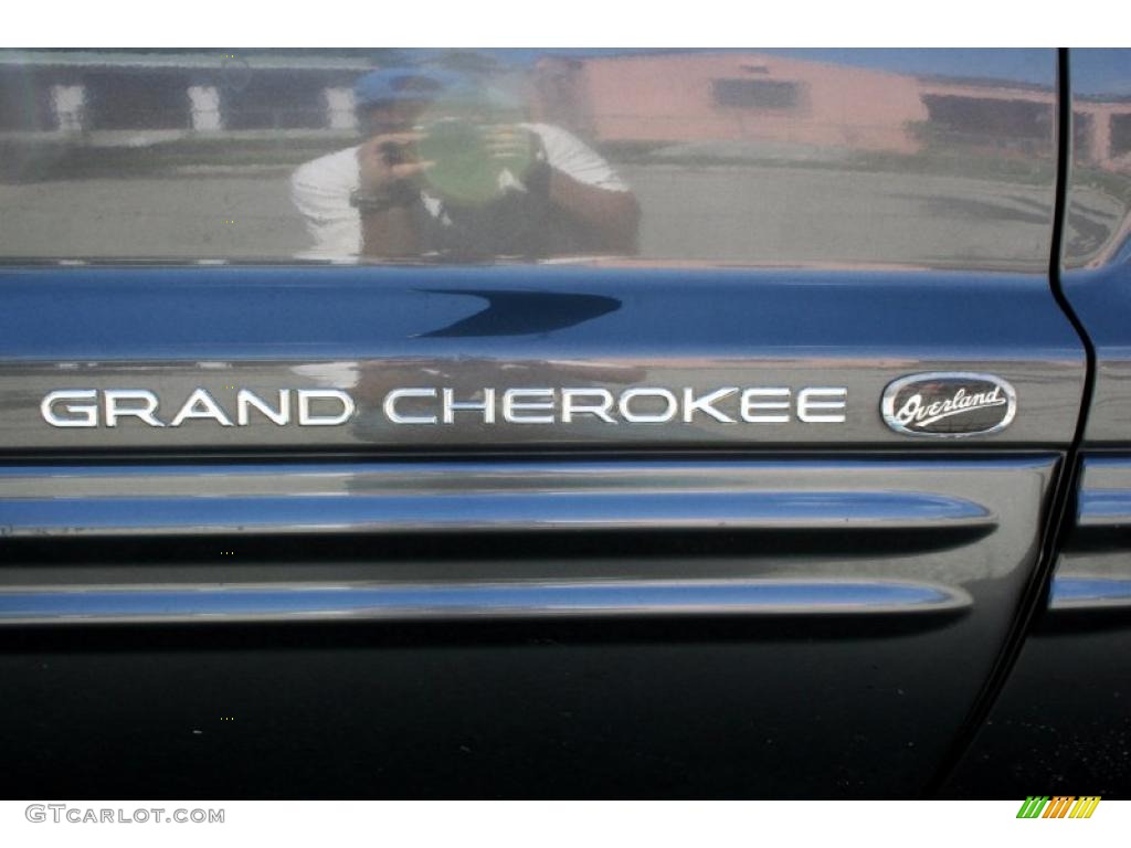 2002 Grand Cherokee Overland 4x4 - Graphite Metallic / Dark Slate Gray/Light Slate Gray photo #99