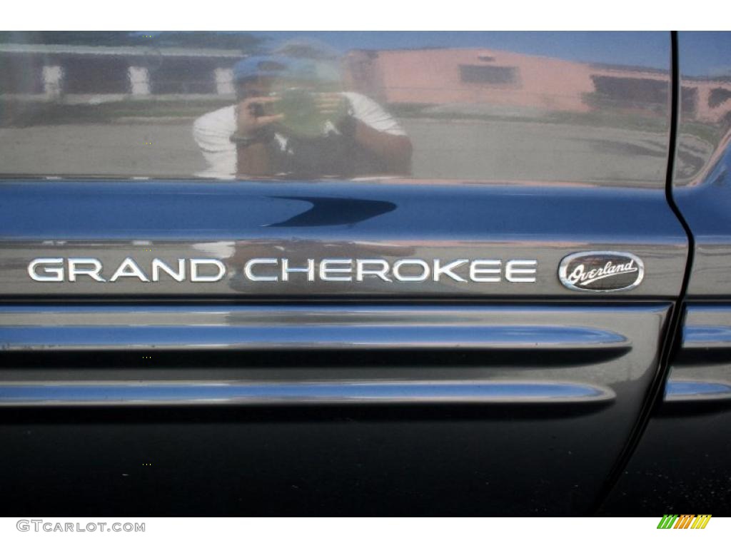 2002 Grand Cherokee Overland 4x4 - Graphite Metallic / Dark Slate Gray/Light Slate Gray photo #100