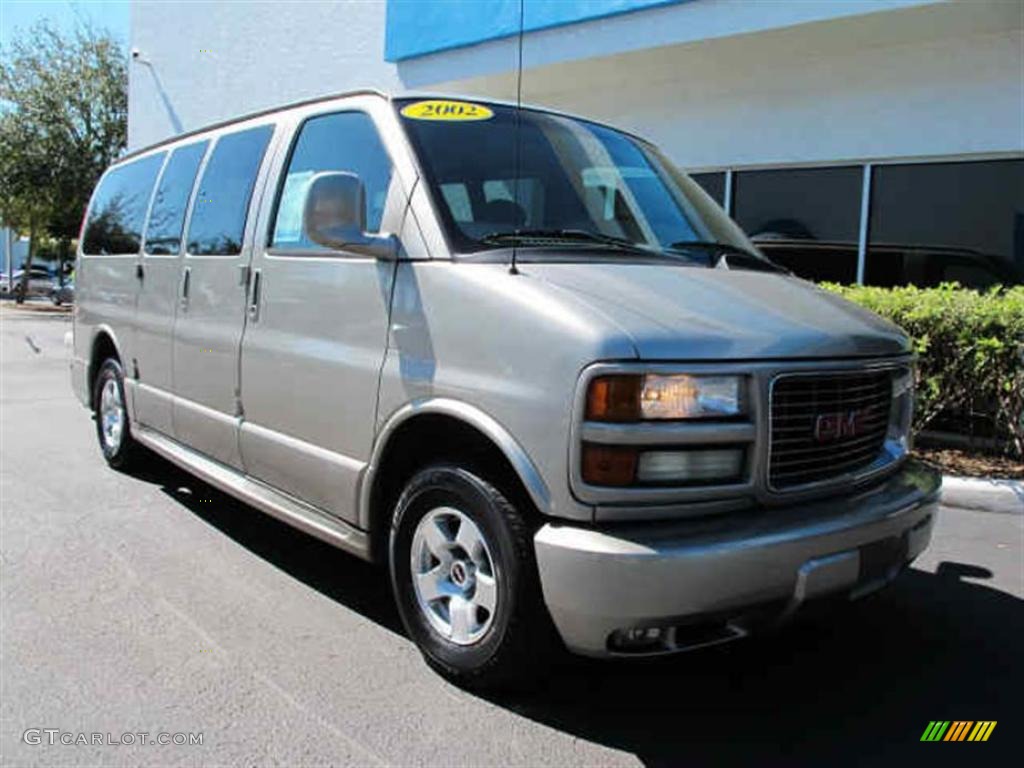 Light Autumnwood Metallic GMC Savana Van