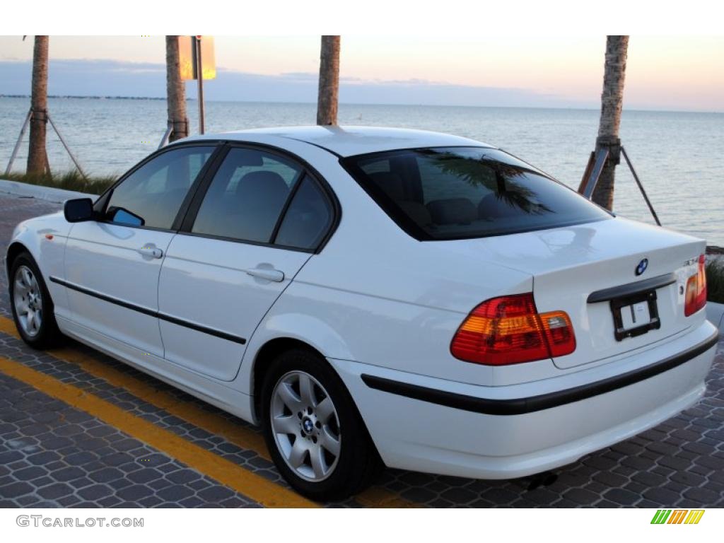 2003 3 Series 325i Sedan - Alpine White / Sand photo #4