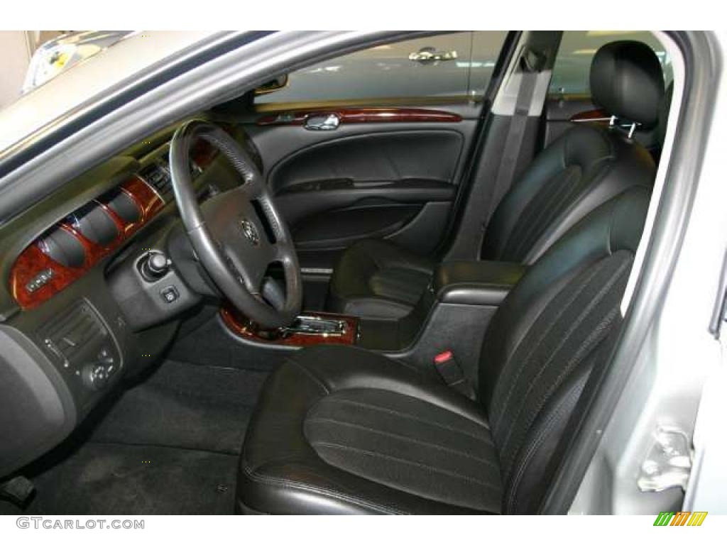 Ebony Interior 2008 Buick Lucerne CXS Photo #45530076