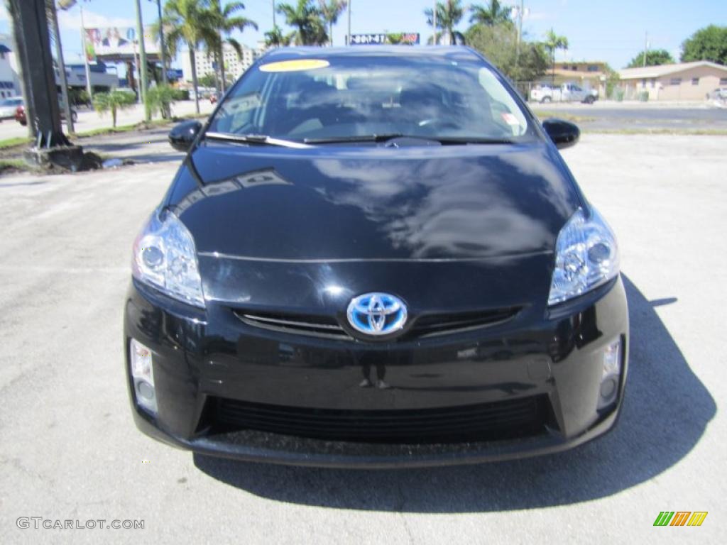 2010 Prius Hybrid III - Black / Dark Gray photo #8