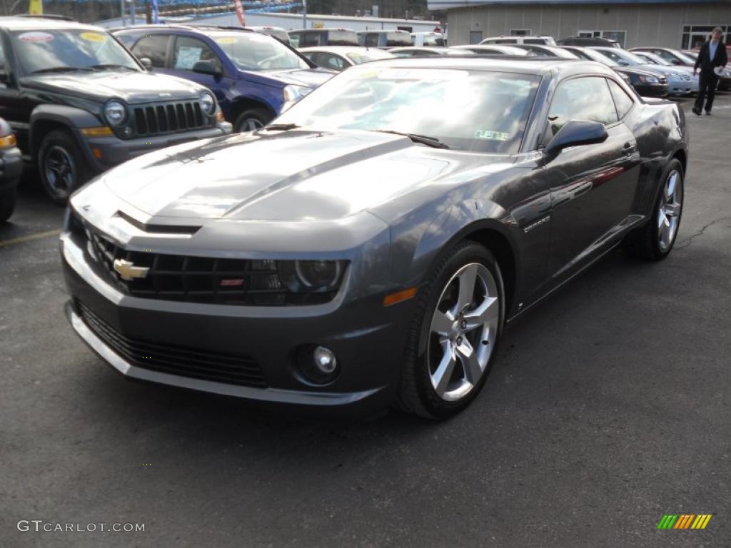 Cyber Gray Metallic 2010 Chevrolet Camaro SS/RS Coupe Exterior Photo #45530300
