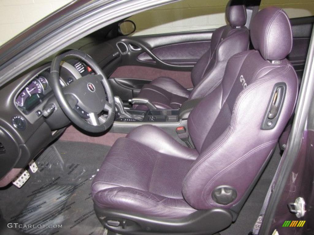 Dark Purple Interior 2004 Pontiac GTO Coupe Photo #45530678