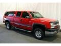 2003 Victory Red Chevrolet Silverado 2500HD LS Extended Cab 4x4  photo #1