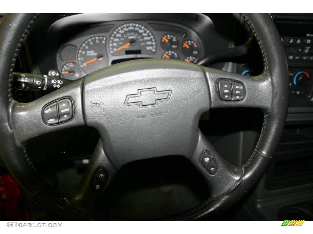 2003 Silverado 2500HD LS Extended Cab 4x4 - Victory Red / Dark Charcoal photo #9