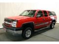 2003 Victory Red Chevrolet Silverado 2500HD LS Extended Cab 4x4  photo #23