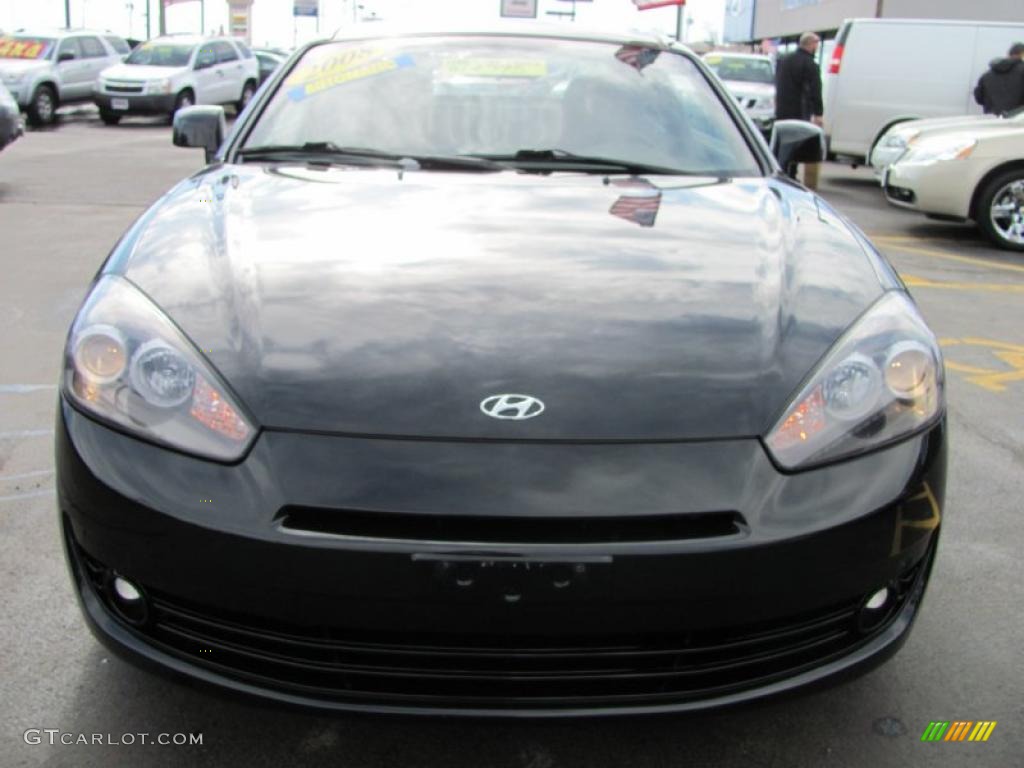 2008 Tiburon GS - Black Pearl / GS Black Cloth photo #19