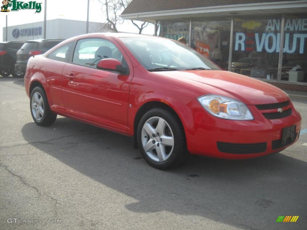 2007 Cobalt LT Coupe - Victory Red / Gray photo #1