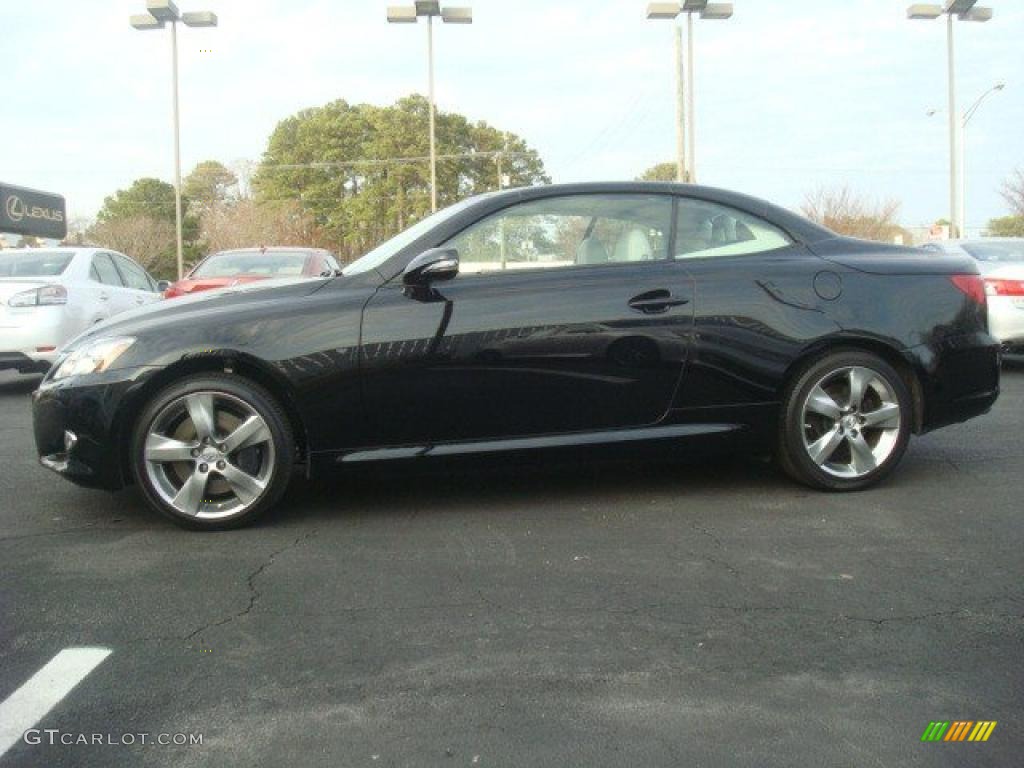 Obsidian Black 2010 Lexus IS 350C Convertible Exterior Photo #45533693