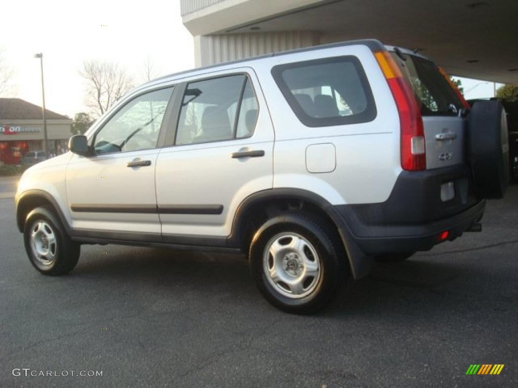 2002 CR-V LX - Satin Silver Metallic / Black photo #6