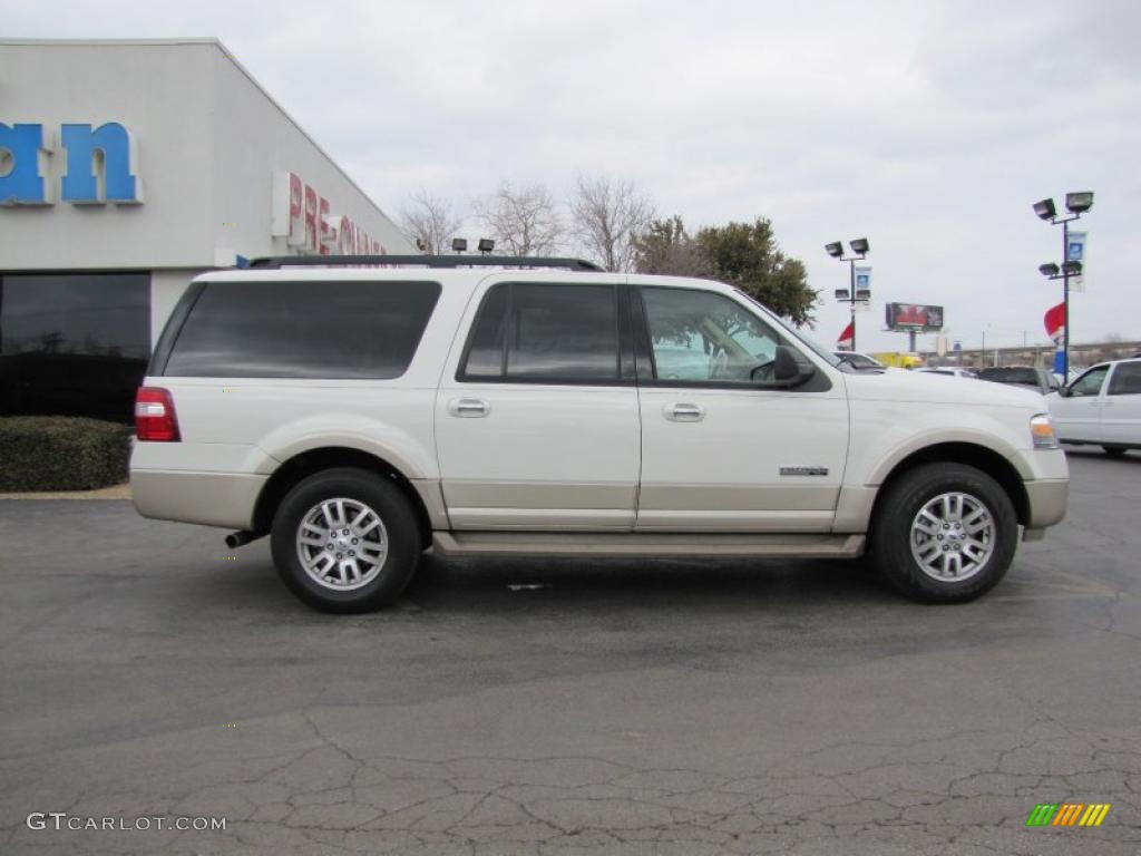 White Suede 2008 Ford Expedition EL Eddie Bauer Exterior Photo #45533761