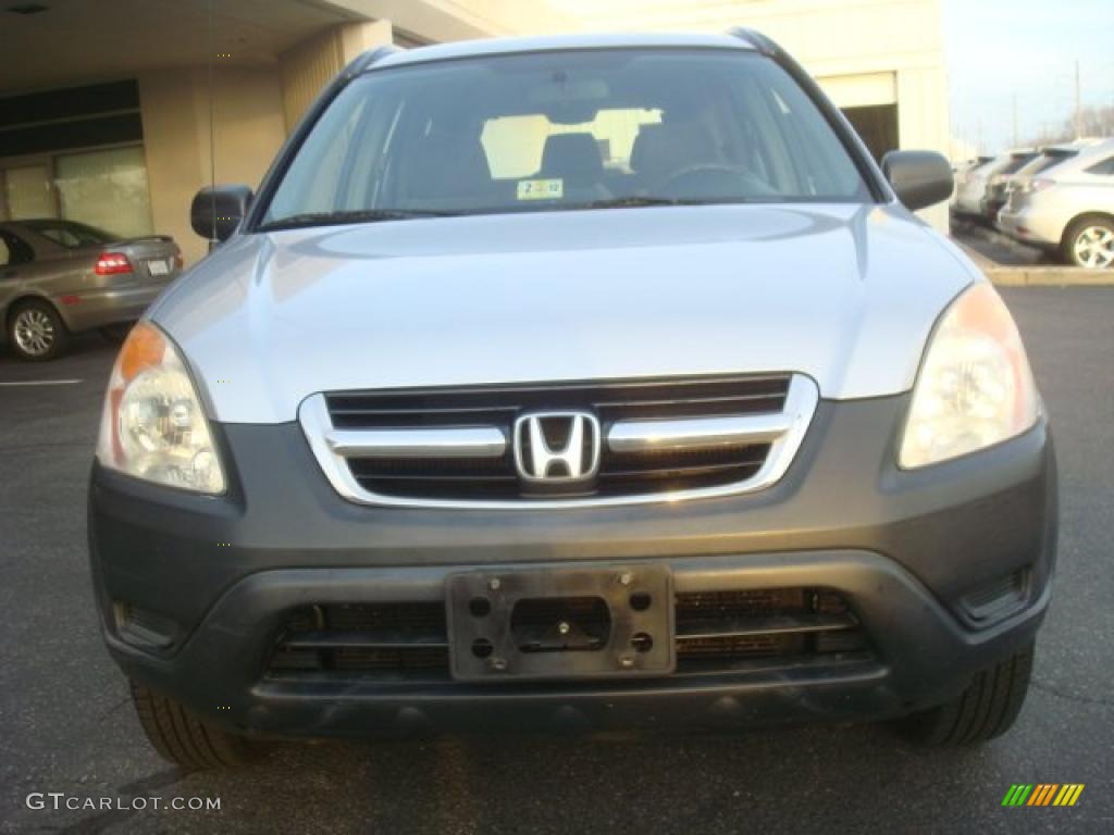 2002 CR-V LX - Satin Silver Metallic / Black photo #9