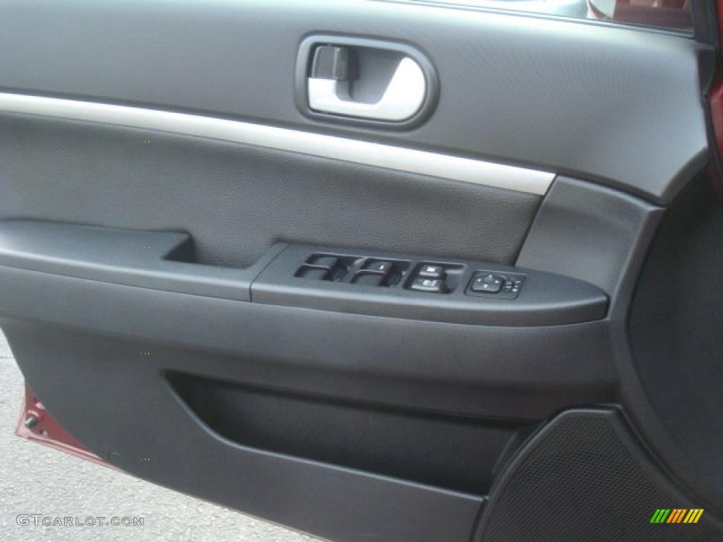 2007 Mitsubishi Galant RALLIART Black Door Panel Photo #45534597