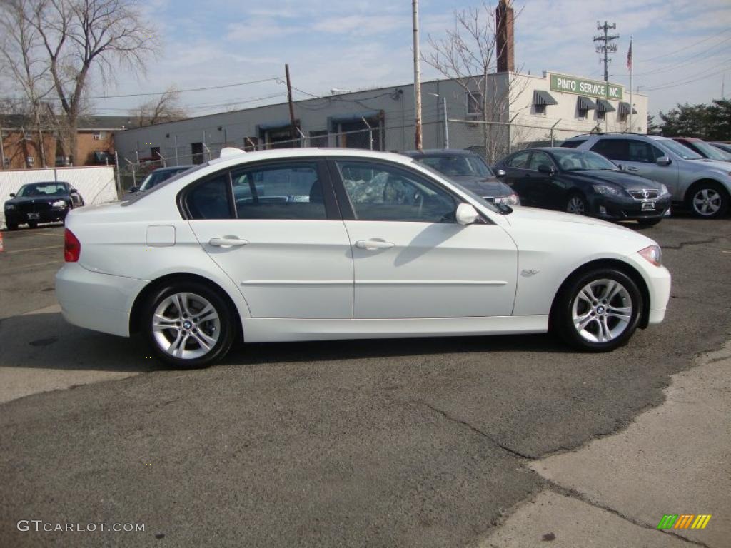 2008 3 Series 328xi Sedan - Alpine White / Black photo #11
