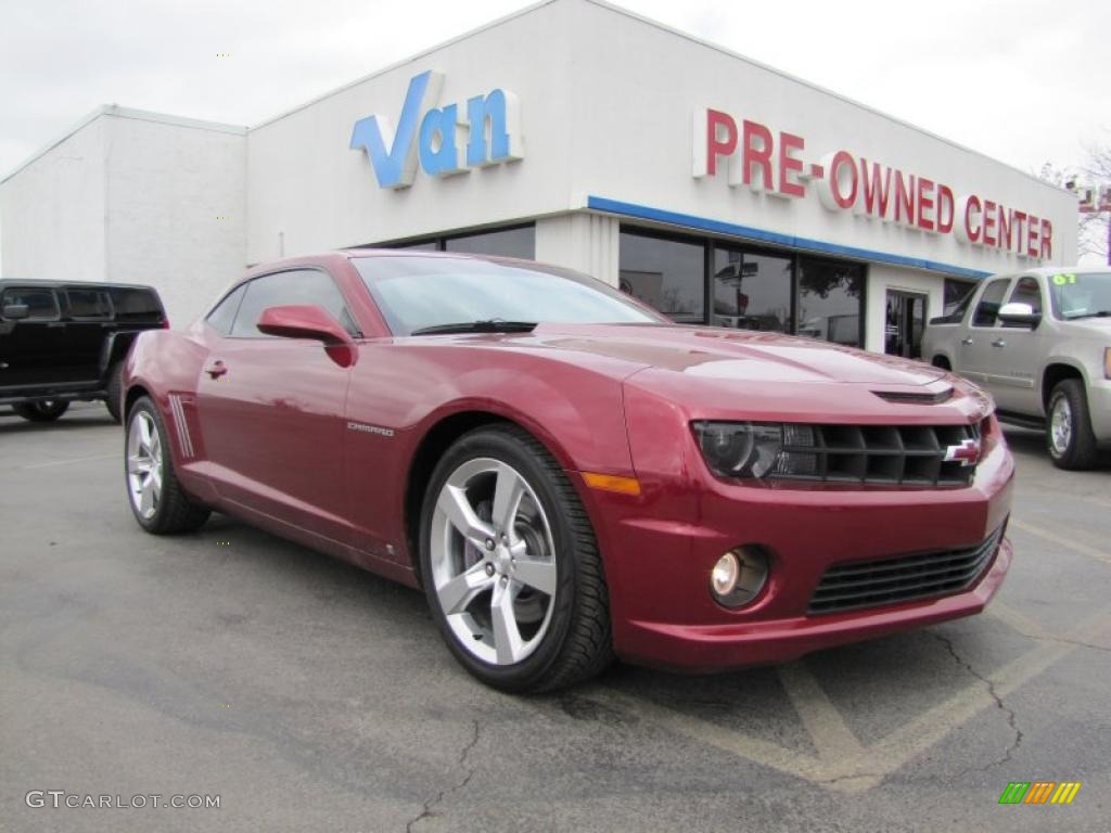 2010 Camaro SS/RS Coupe - Red Jewel Tintcoat / Beige photo #1