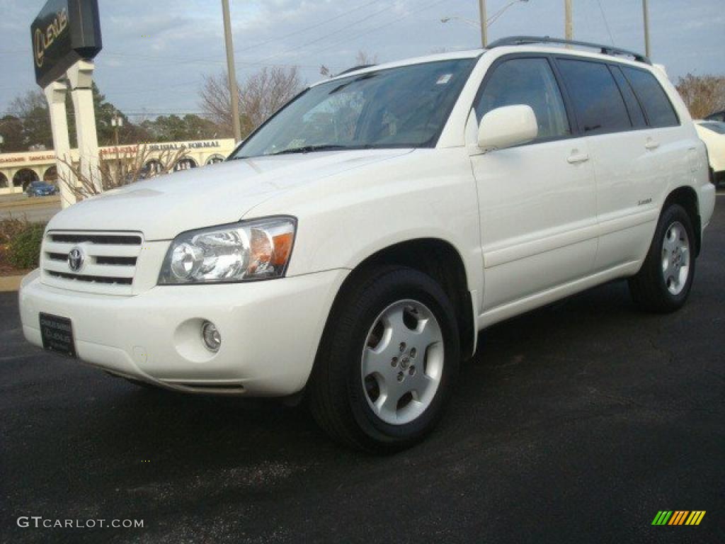 2007 Highlander Limited 4WD - Super White / Ivory Beige photo #6