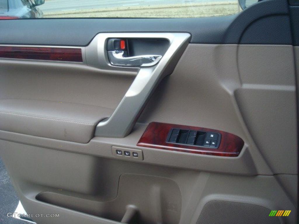 2011 Lexus GX 460 Premium Sepia/Auburn Bubinga Door Panel Photo #45535985