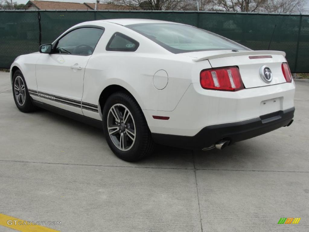 2011 Mustang V6 Premium Coupe - Performance White / Stone photo #5