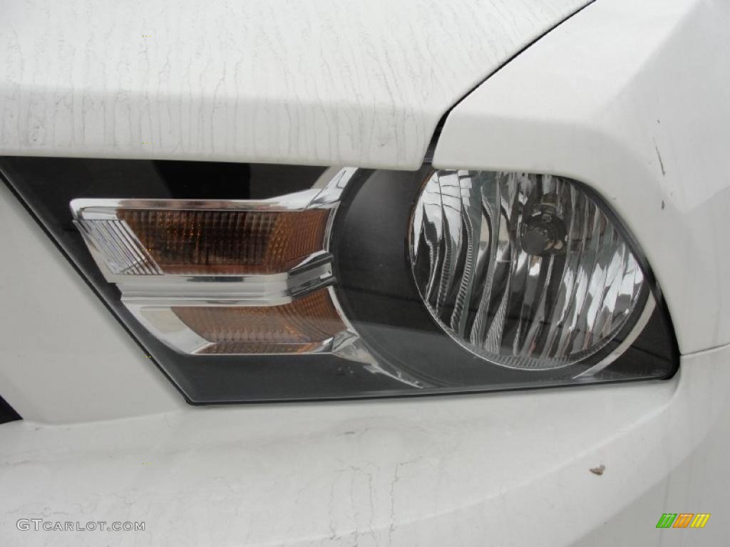 2011 Mustang V6 Premium Coupe - Performance White / Stone photo #9