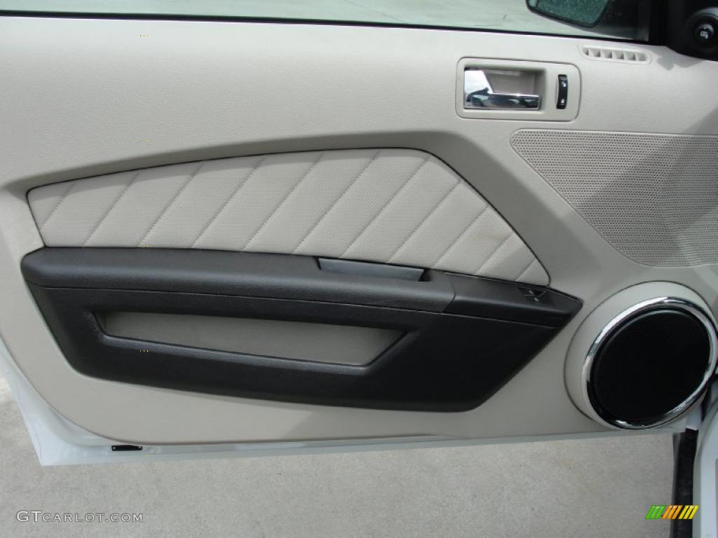 2011 Ford Mustang V6 Premium Coupe Stone Door Panel Photo #45536113