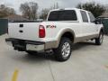 White Platinum Metallic Tri-Coat 2011 Ford F250 Super Duty Lariat Crew Cab 4x4 Exterior