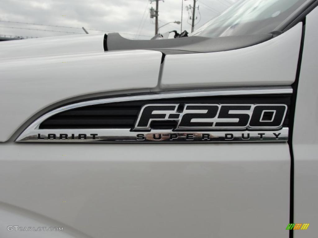 2011 Ford F250 Super Duty Lariat Crew Cab 4x4 Marks and Logos Photo #45536561
