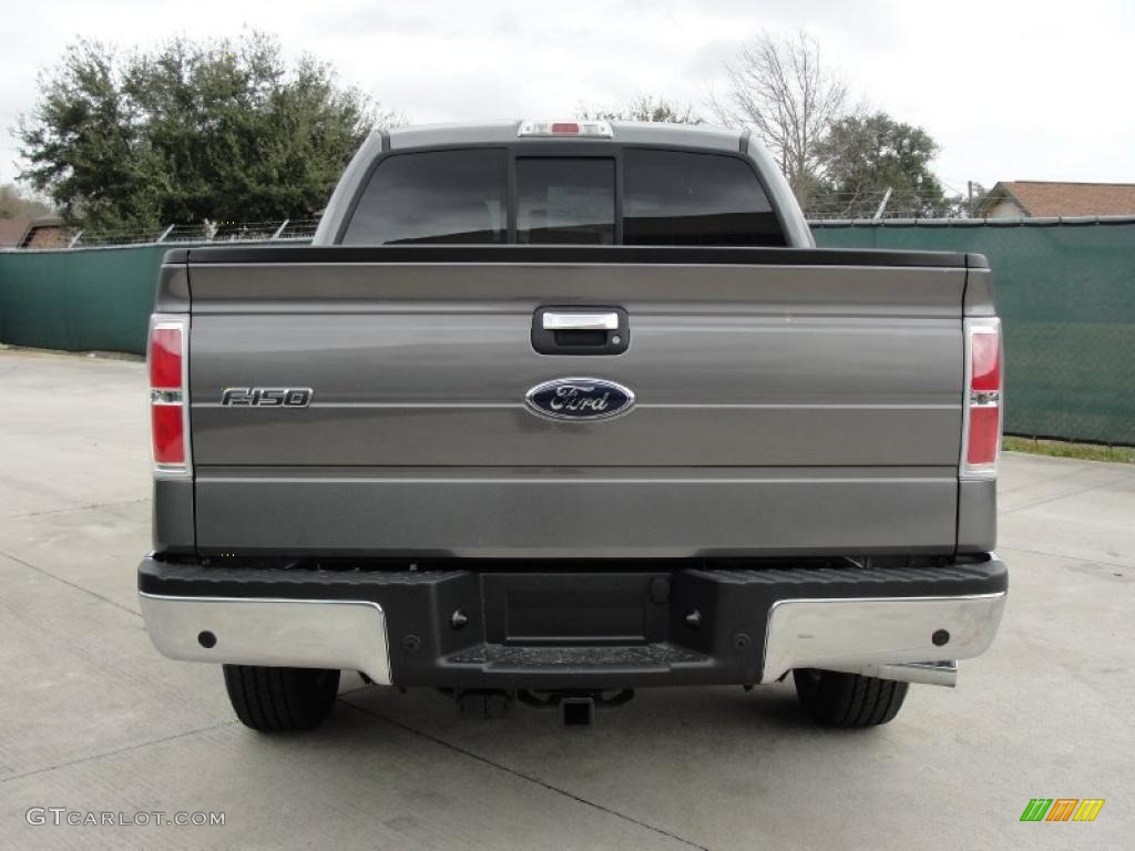 2011 F150 XLT SuperCrew - Sterling Grey Metallic / Steel Gray photo #4