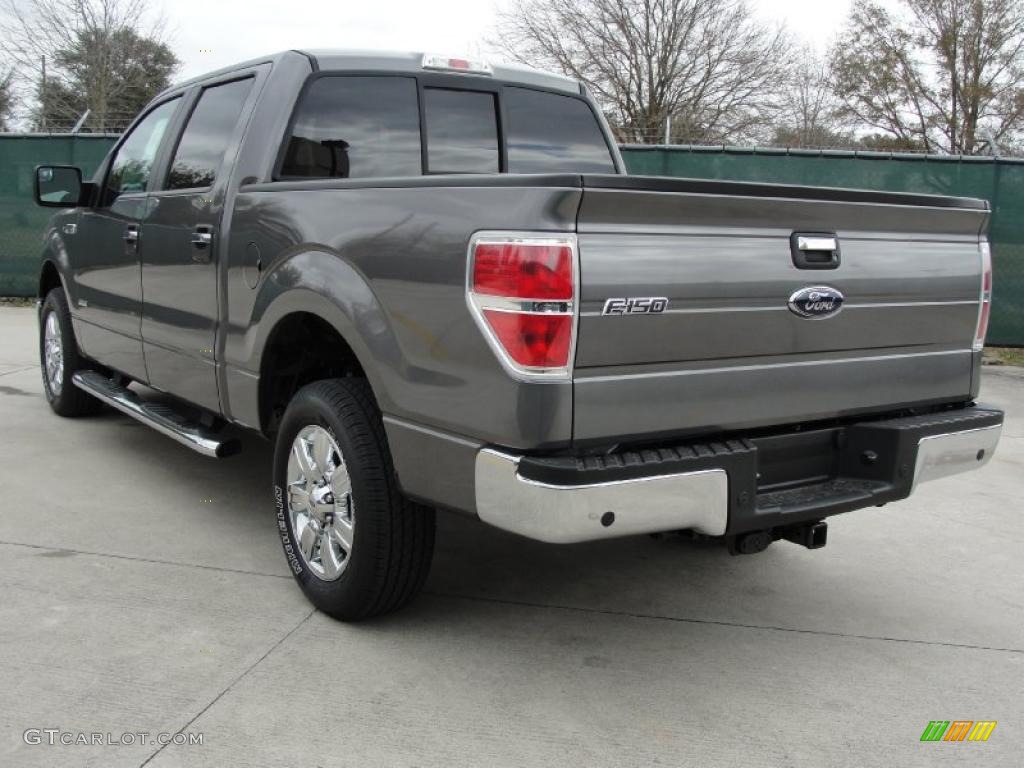 2011 F150 XLT SuperCrew - Sterling Grey Metallic / Steel Gray photo #5