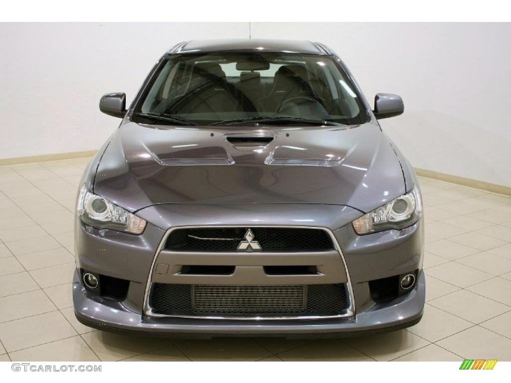 Graphite Gray Pearl 2008 Mitsubishi Lancer Evolution MR Exterior Photo #45538270