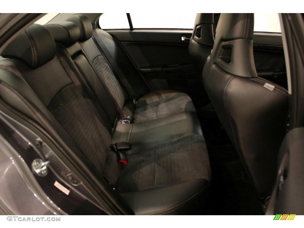 Black Interior 2008 Mitsubishi Lancer Evolution MR Photo #45538335