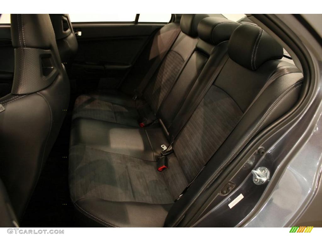 Black Interior 2008 Mitsubishi Lancer Evolution MR Photo #45538339