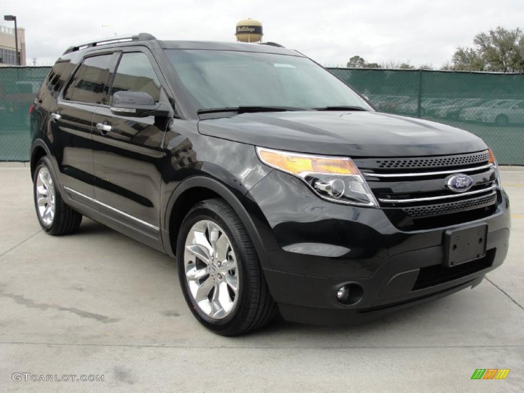 2011 Explorer Limited - Tuxedo Black Metallic / Charcoal Black photo #1