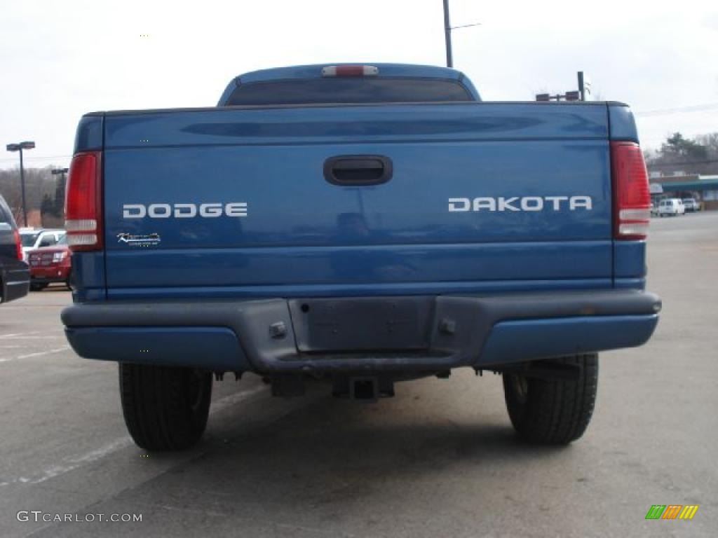 2003 Dakota Sport Quad Cab 4x4 - Atlantic Blue Pearlcoat / Dark Slate Gray photo #4