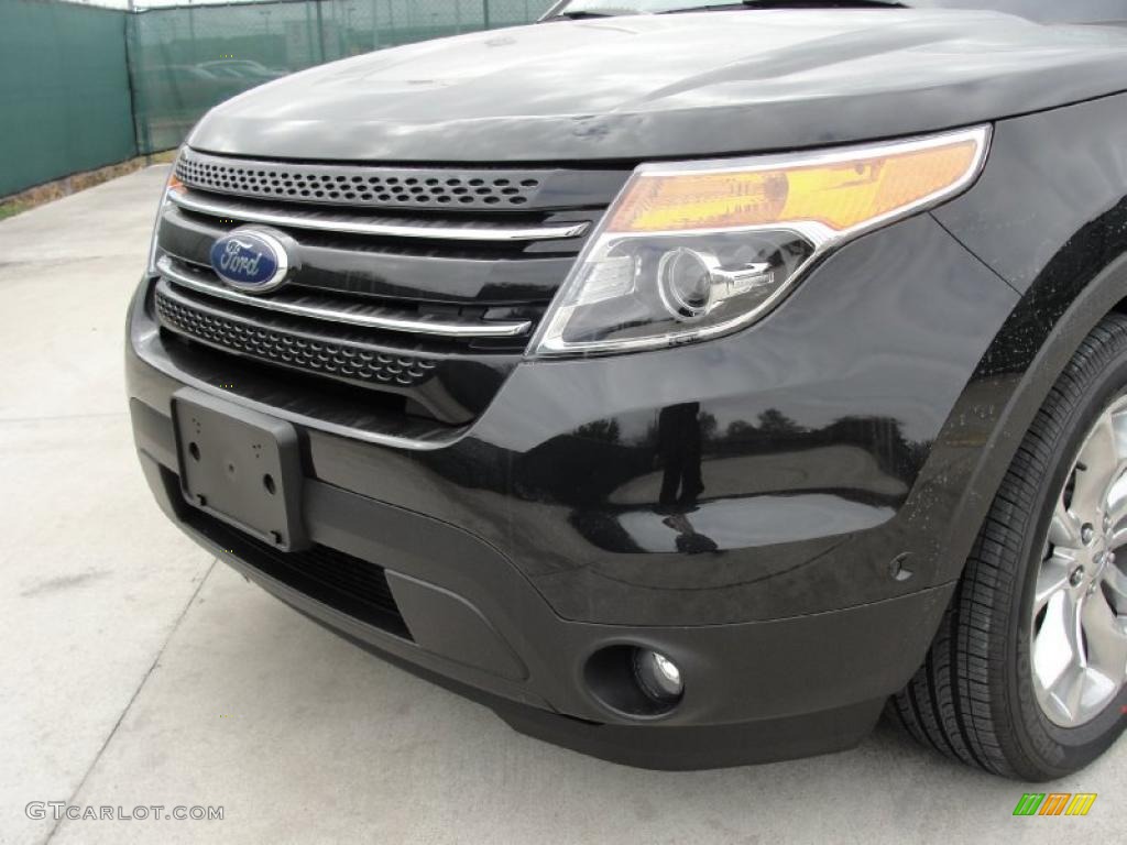 2011 Explorer Limited - Tuxedo Black Metallic / Charcoal Black photo #10