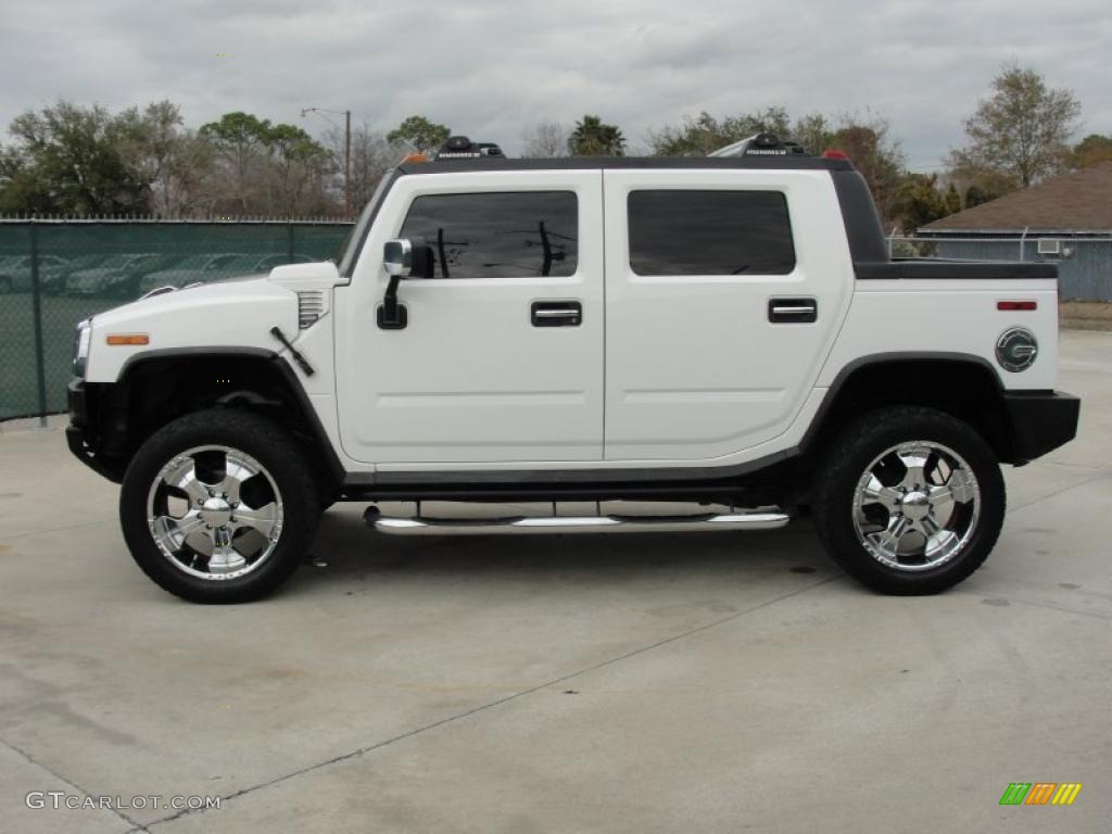 White 2005 Hummer H2 SUT Exterior Photo #45540944