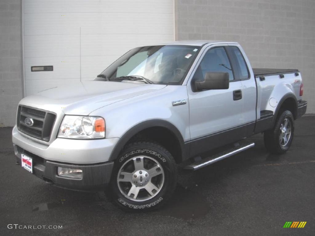 2005 F150 FX4 Regular Cab 4x4 - Silver Metallic / Medium Flint Grey photo #1