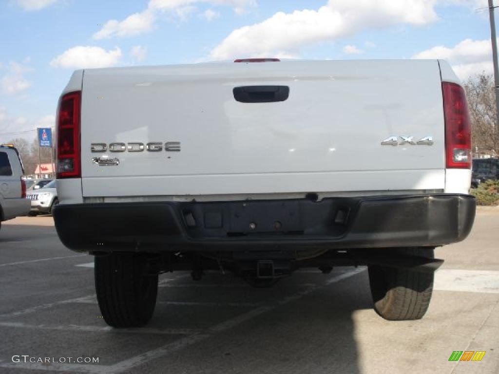 2003 Ram 1500 ST Quad Cab 4x4 - Bright White / Dark Slate Gray photo #4