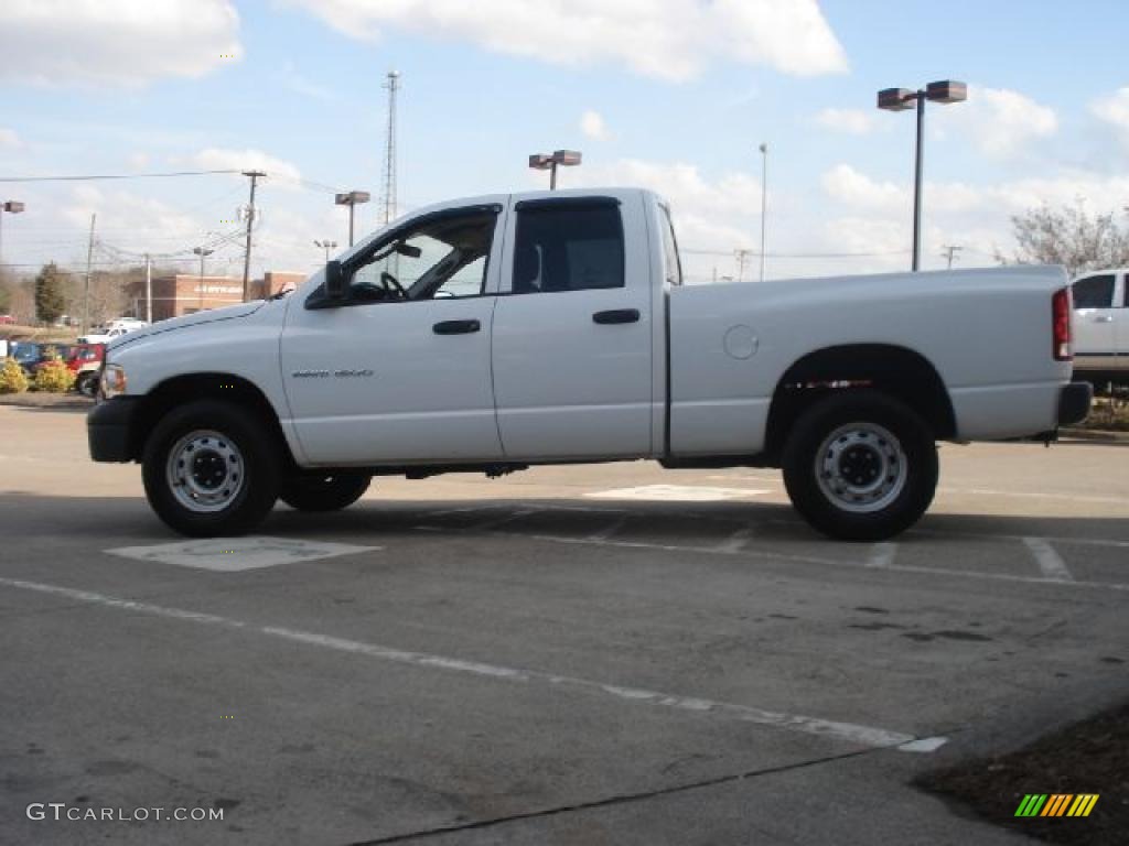 2003 Ram 1500 ST Quad Cab 4x4 - Bright White / Dark Slate Gray photo #6