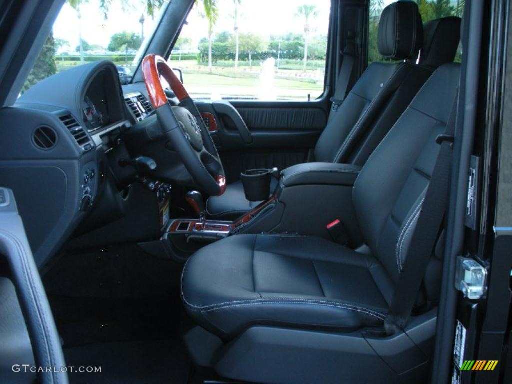 designo Black Interior 2011 Mercedes-Benz G 55 AMG Photo #45545045