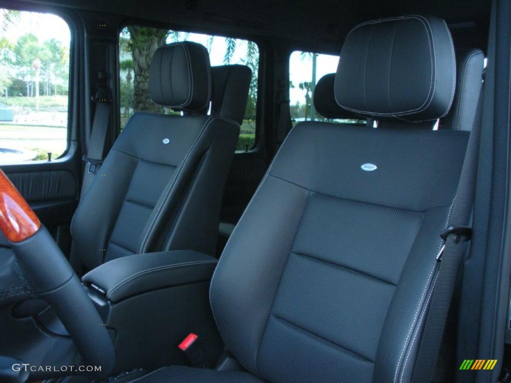designo Black Interior 2011 Mercedes-Benz G 55 AMG Photo #45545053